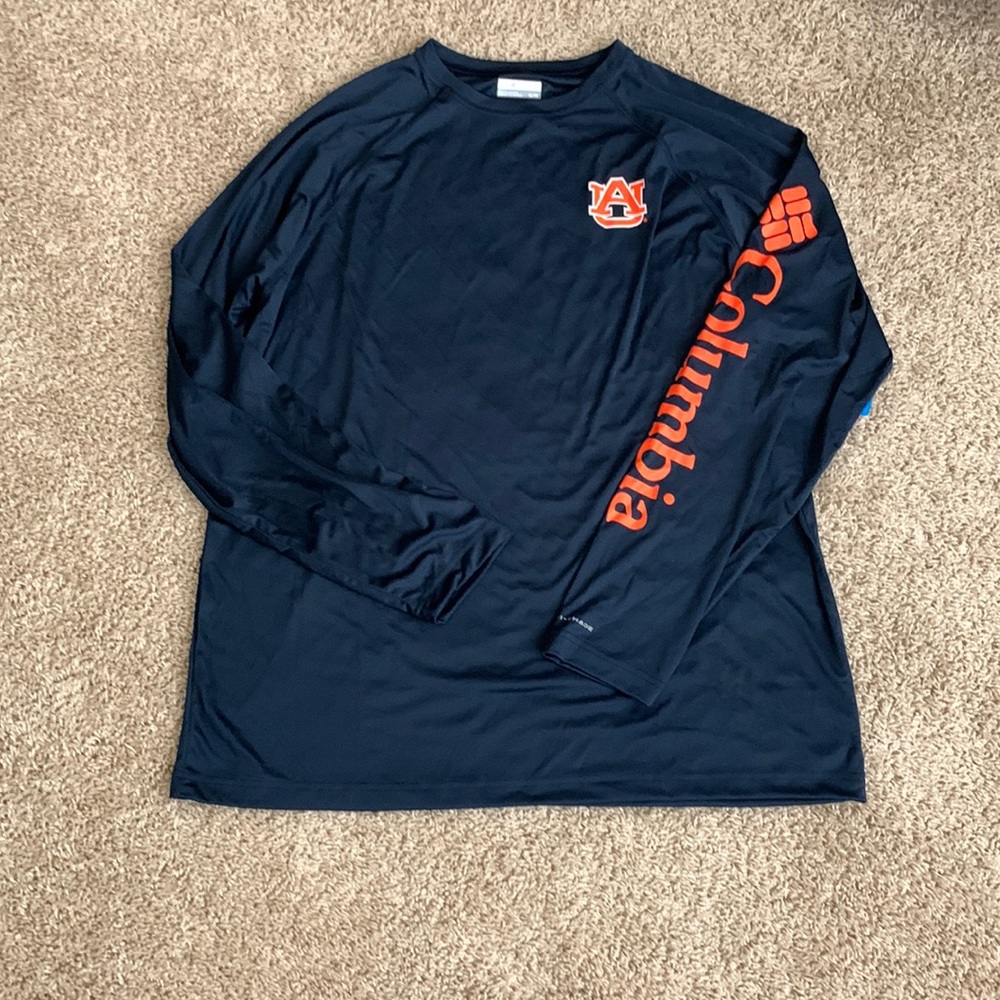 Columbia Mens PFG Auburn Shirt Size XL.